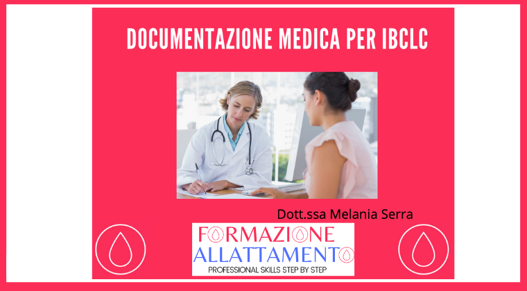 terminologia medica cartella allattamento ibclc