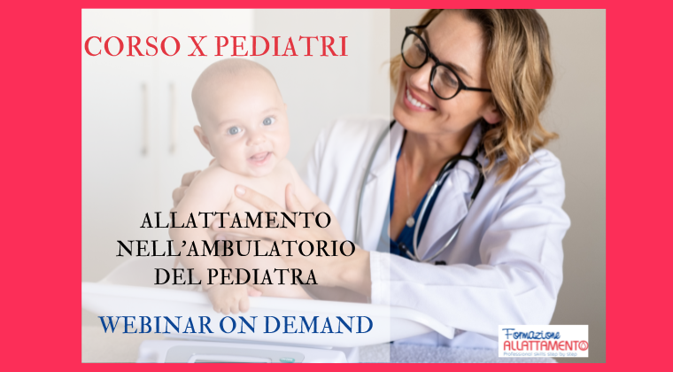 corso allattamento on line per pediatri di base